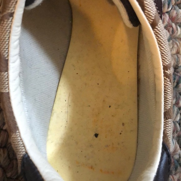 Vintage Coach logo suede sneakers - Picture 8 of 8